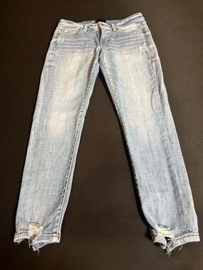 Buckle Black Fit No. 53 Ankle Skinny Distressed Jeans Size 30